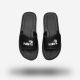 5. Kubota men's beach flip-flops with Velcro for swimming pools, black