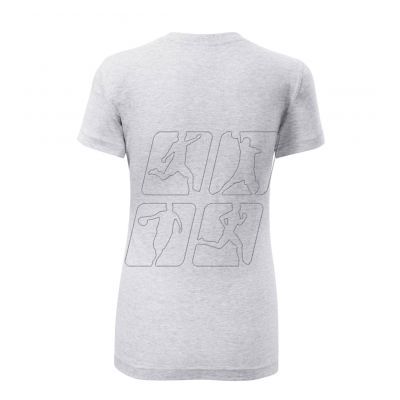 2. Malfini Classic New W T-shirt MLI-13303 light gray melange