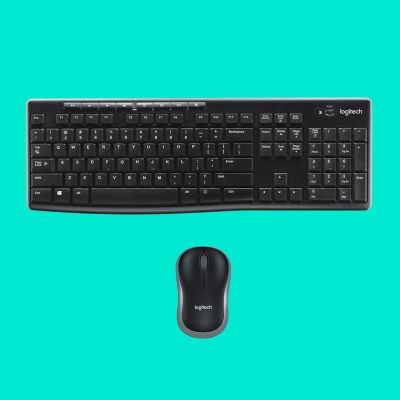 16. Logitech MK270 Membrane Keyboard 920-004508 (USB (2.4 GHz Radio); black)