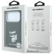 9. Karl Lagerfeld Smooth Choupette Sketch MagSafe Case for iPhone 18 Pro / 17 Pro / 18 Pro - Black