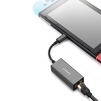 5. Ugreen external network adapter RJ45 - USB Type C (1000 Mbps / 1 Gbps) Gigabit Ethernet gray (CM199)