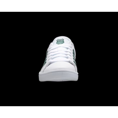 3. K-Swiss men's sneakers COURT WINSTON WHITE/POSY GREEN-M (06154-942-M)