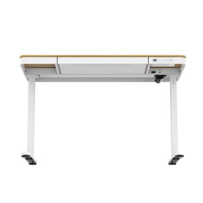 13. Tuckano Electric Height Adjustable Desk ET119W-C White/Oak. Desk top dimensions 120 x 60cm.