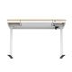 13. Tuckano Electric Height Adjustable Desk ET119W-C White/Oak. Desk top dimensions 120 x 60cm.