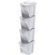 2. GARBAGE BINS 25 L SORTIBOX SET 4 PCS. GREY