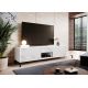 3. TV cabinet MARMO 2D1S1K 195x40xH47.5 white matt/white marble