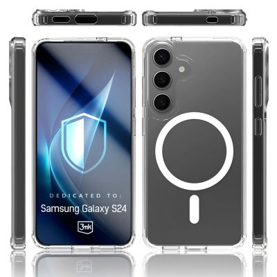 5. 3mk Armor MagCase for Samsung Galaxy S24 / S25 - Transparent