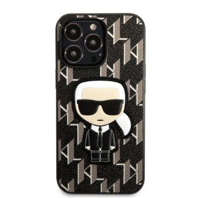 3. Karl Lagerfeld KLHCP13LPMNIKBK iPhone 13 Pro / 13 6.1" hardcase black/black Monogram Ikonik Patch