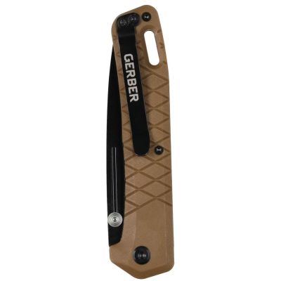5. Gerber Gear Zilch Folding Knife, Coyote