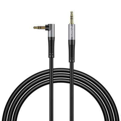 Orico AXW Mini Jack 3.5mm Male to Male Angled Audio Cable 5m - Black