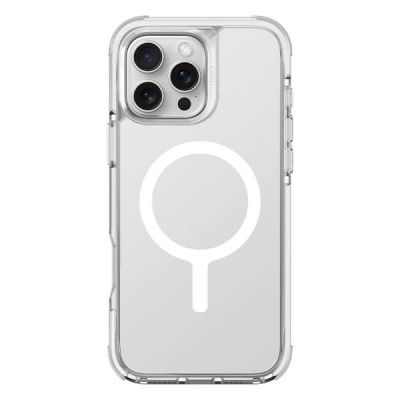 2. Uniq Combat iPhone 16 Pro 6.3" Magclick Charging case white/lume white