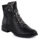 8. Women’s Black Floral Ankle Boots Jezzi ASA62-16