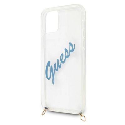 5. Guess GUHCP12SCRTVSBL iPhone 12 mini 5.4" blue/blue hardcase Script Vintage