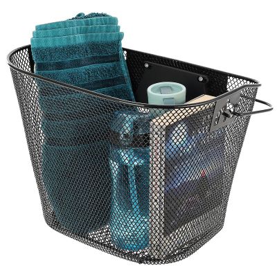 5. FRONT BICYCLE BASKET CLICK-MOUNTED BLACK