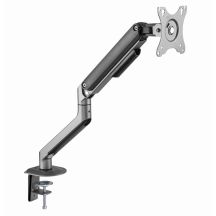 GEMBIRD DESK ADJUSTABLE ARM/MONITOR HOLDER 17-32, VESA 100X100MM, UP TO 9 KG, GRAY