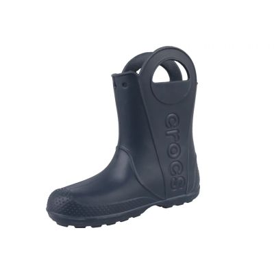 6. Wellingtons Crocs Handle It Rain Boot Kids JR 12803-410