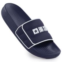 Men's navy blue Big Star beach pool flip-flops RR174A045