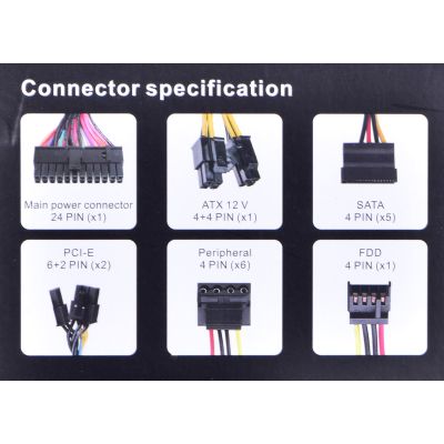 6. Thermaltake Litepower RGB PS-LTP-0650NHSANE-1 Power Supply (650W; Active; 120mm)