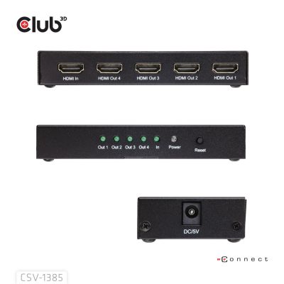 7. CLUB3D Umschalter HDMI 4x HDMI