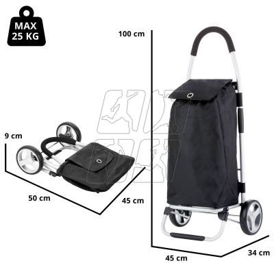 8. Classic Premium 604320 shopping trolley