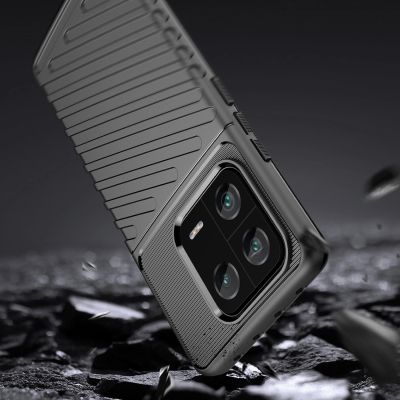 3. Thunder Case case for Xiaomi 13 Pro silicone armor case black