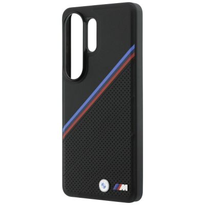 6. BMW Tricolor Metal Logo MagSafe Case for Samsung Galaxy S26 Ultra - Black