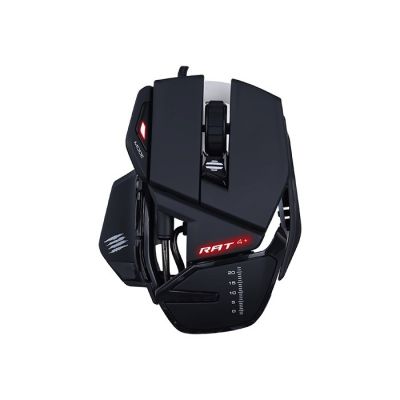 Mad Catz THE AUTHENTIC RAT 4+ gaming mouse (MR03MCINBL000-0)