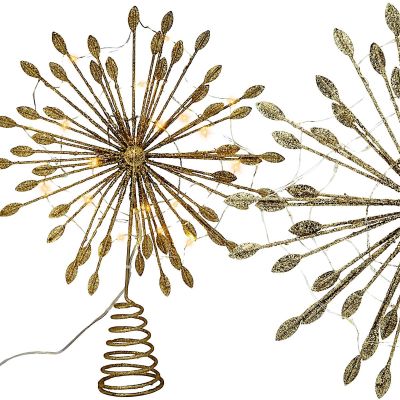 CHRISTMAS TREE STAR TOPPER 30 CM 20 LED