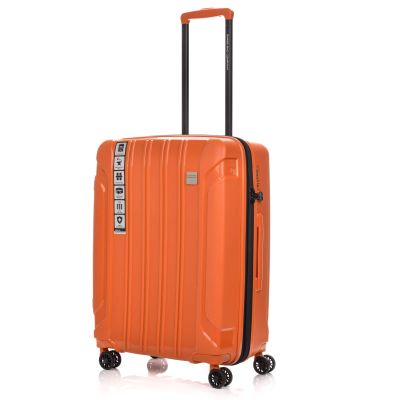 37. SwissBags Tourist Large Suitcase 77cm Orange