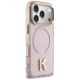 4. Karl Lagerfeld IML K Head Logo MagSafe Case for iPhone 17 Pro Max - Pink