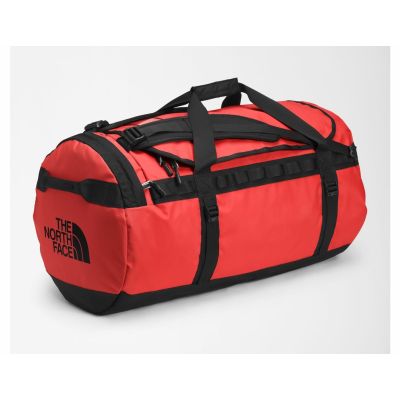 The North Face Base Camp Duffel L Sports Bag 95L Polyester Black, Red