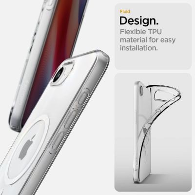 11. Spigen Liquid Crystal Mag MagSafe Case for iPhone 16e / 17e - Transparent