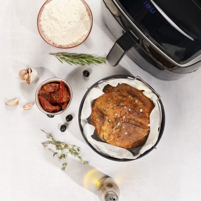 15. Princess 182080 Single 6.5L Standalone 1700W Hot Air Fryer Black