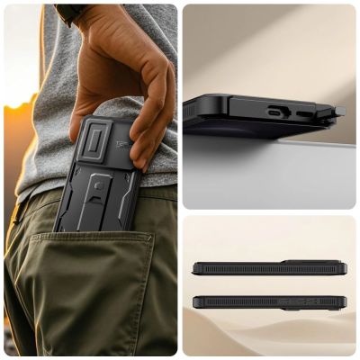 8. Tech-Protect Kevlar Cam+ Case for Samsung Galaxy S26 Ultra - Black