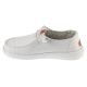 2. Hey Dude Wendy Stretch Canvas 40902-100 White 37