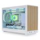 5. Lian Li DAN A3-mATX Wood Edition PC Case, Tempered Glass, Micro-ATX - Beech, White
