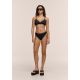 5. CASALL Overlap Bikini Top Black