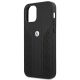 6. BMW Leather Curve Perforate Case for iPhone 12 Pro Max - Black
