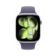 2. Apple Watch Series 11 (2025) GPS 46mm Silver Aluminum Case with Sport Band M/L - Purple Fog