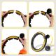 12. HHM21 HULA HOP BLACK/YELLOW WITH MAGNETS, TPE PROTECTION AND WEIGHT + HMS COUNTER