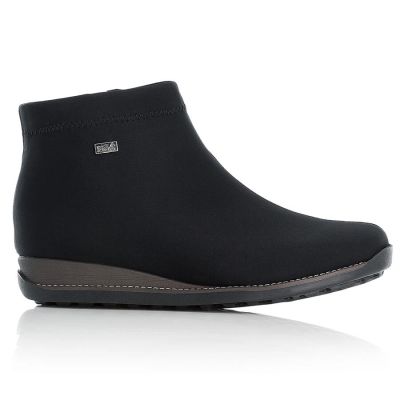 33. Women's insulated black ankle boots Rieker W 98251-00