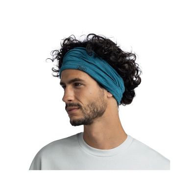 5. BUFF MERINO LIGHTWEIGHT SOLID SOLID TEAL bandana