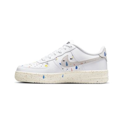 2. Women's Nike Air Force 1 LOW LV8 3 GS White Sneakers - DJ2598-100