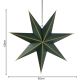 6. DECORATIVE HANGING PAPER STAR FSC 18x60CM GREEN 7 ARMS MICA
