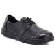 Comfortable black women's leather shoes Vinceza 107240