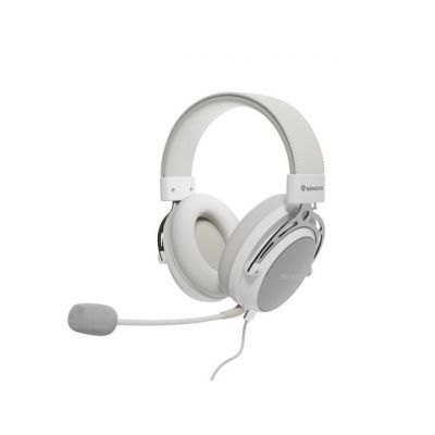 10. GENESIS Toron 301 Wired Headband Gaming Headset White