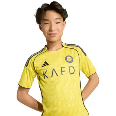 5. adidas Al Nassr FC 2025/2026 Home Jersey for Kids, Yellow JN7981