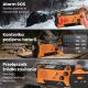 47. Extralink Solar Emergency Radio with Crank Dynamo Powerbank 4000mAh with SOS Flashlight SR-4000 Portable Analog Black, Orange