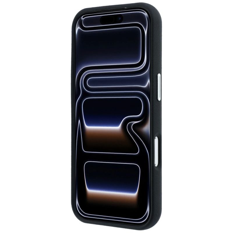 5. BMW Sign Inclined Deboss Letters MagSafe Case for iPhone 17 Pro / 18 Pro - Black