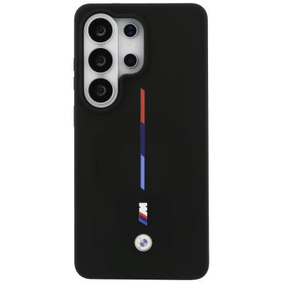 3. BMW M Silicone Tricolor Line MagSafe Case for Samsung Galaxy S26 Ultra - Black